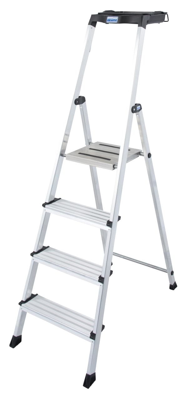 Drabina wolnostojąca 2.85m ze stopniami 1x4 Krause Securo 126528 Cechy główne