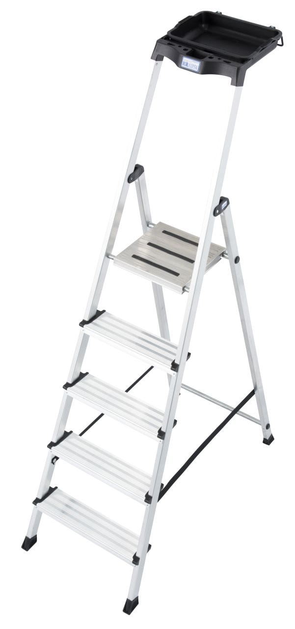 Drabina wolnostojąca 3.05m ze stopniami 1x5 Krause Securo 126535 Dlaczego warto