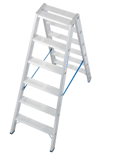 Drabina ze stopniami dwustronna Stabilo 2x6 stopni KRAUSE 124746 Dlaczego warto