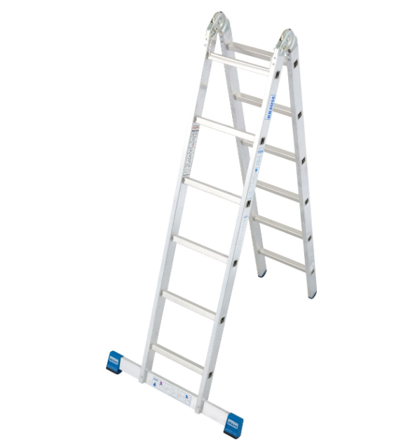 Drabina dwustronna przegubowa STABILO 2x6 szczebli. 4.40m KRAUSE 133908 Dlaczego warto