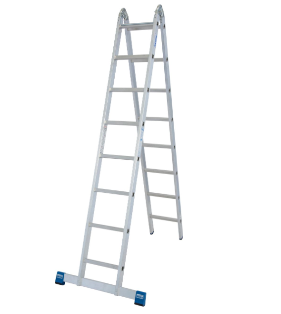 Drabina dwustronna przegubowa STABILO 2x8 szczebli. 5.5m KRAUSE 133915 Dlaczego warto
