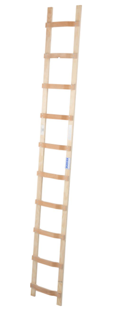 Drabina dachowa z drewna 10 szczebli KRAUSE 804419 Dlaczego warto