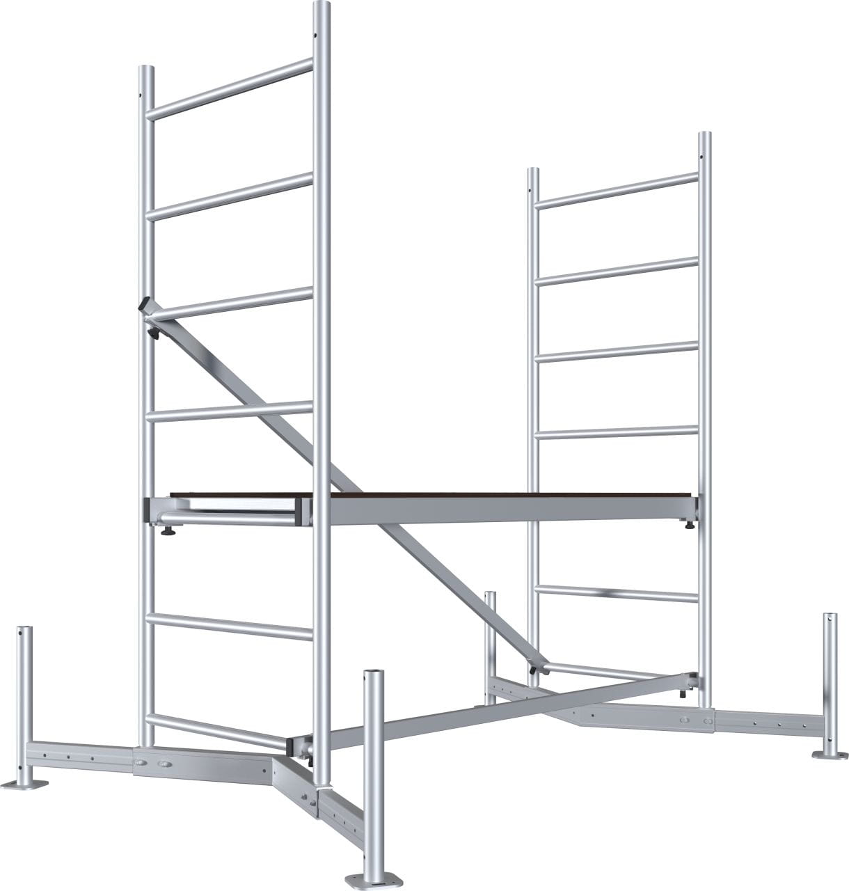 Rusztowanie aluminiowe Krause 710116 Climtec Podstawa Cechy główne