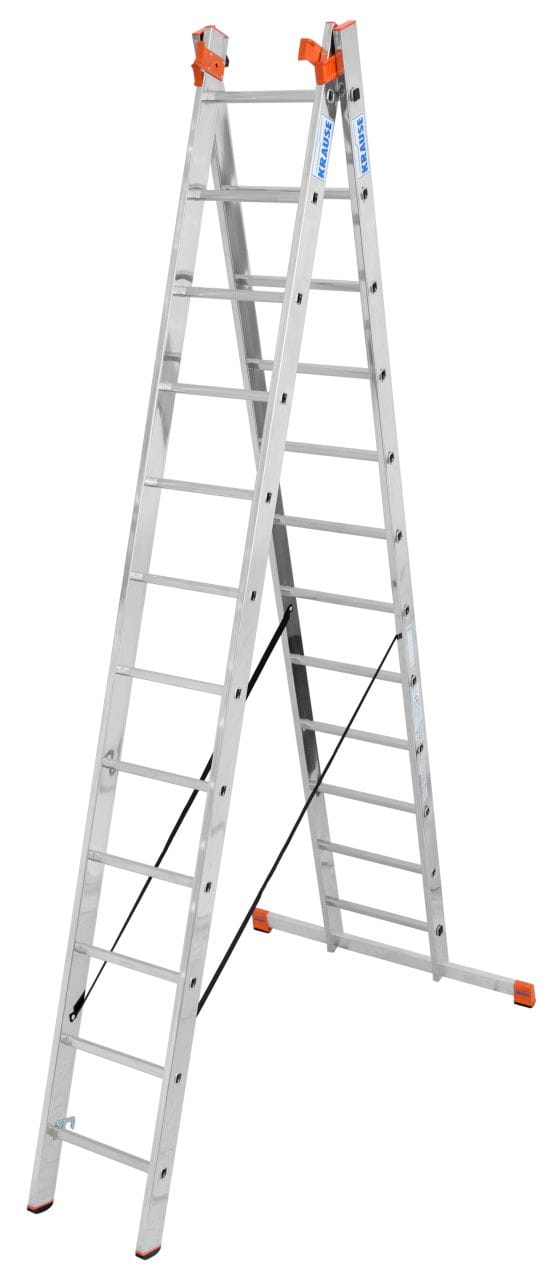 Drabina wielofunkcyjna 3x12 Krause 129703 9,30m Monto Tribilo Montaż i organizacja pracy