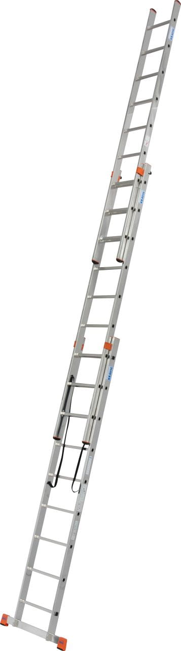 Drabina składana 3-elementowa Krause 129673 ze stabilizatorem Cechy główne