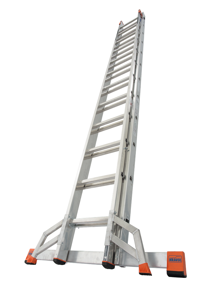 Drabina rozsuwana 2x12 Fabilo 129307 Krause wysokość robocza 6.85m - Montaż i organizacja pracy