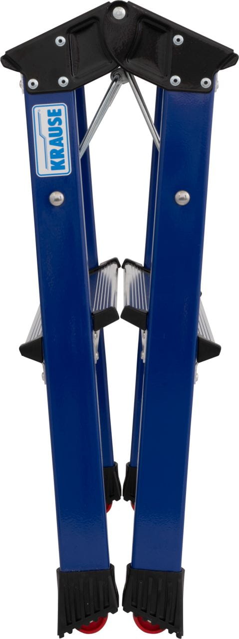 Schodki dwustronne składane 2x2 2,45m Krause Rolly 130082 niebieskie Cechy główne