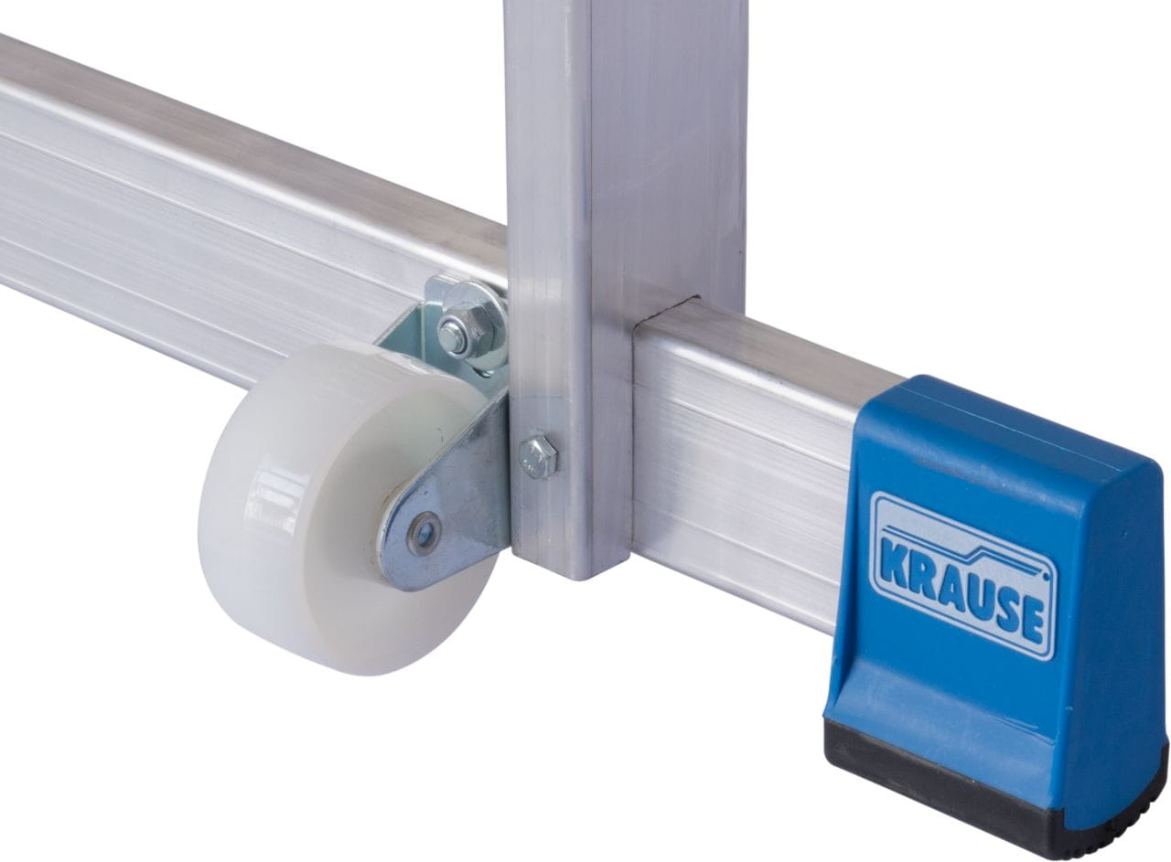 Schodki Profi 1x3 2,7m Krause Stabilo 126078 + stabilizator i rolki Montaż i organizacja pracy