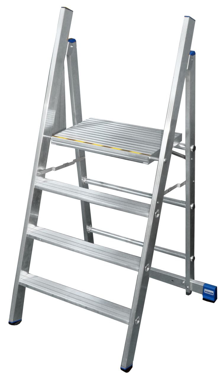 Schodki Profi 1x4 2,95m Krause Stabilo 126085 + stabilizator i rolki Dlaczego warto