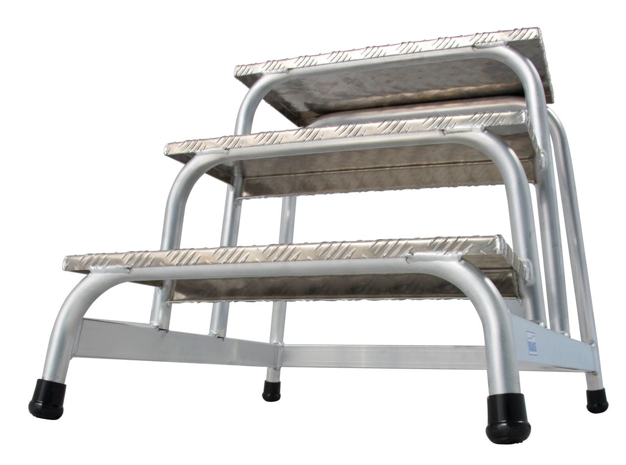 Schodki montażowe 1x3 2,6m Krause Stabilo 805034 z mocnego aluminium Zastosowanie w praktyce