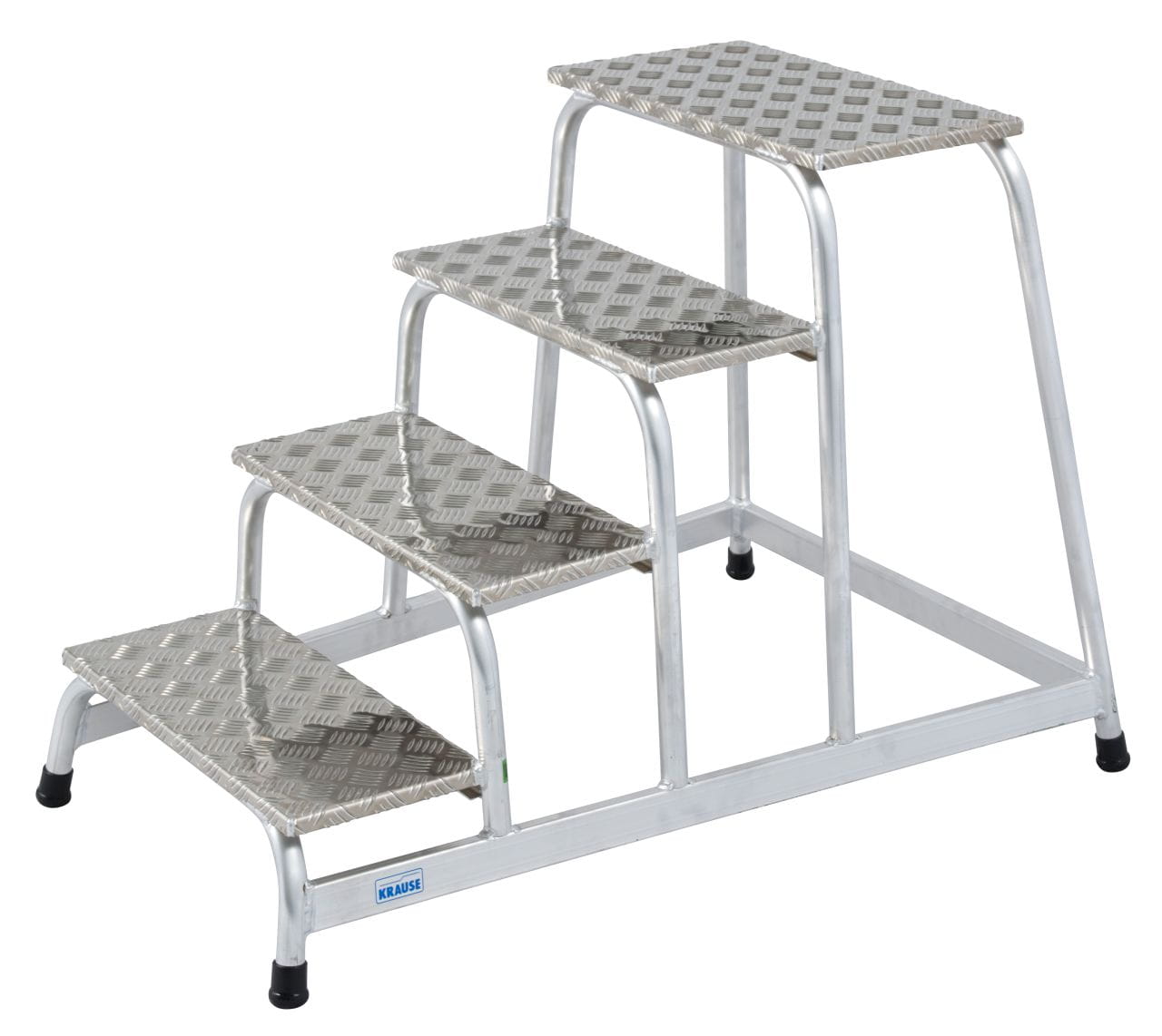 Schodki montażowe 1x4 2,8m Krause Stabilo 805041 z mocnego aluminium Cechy główne