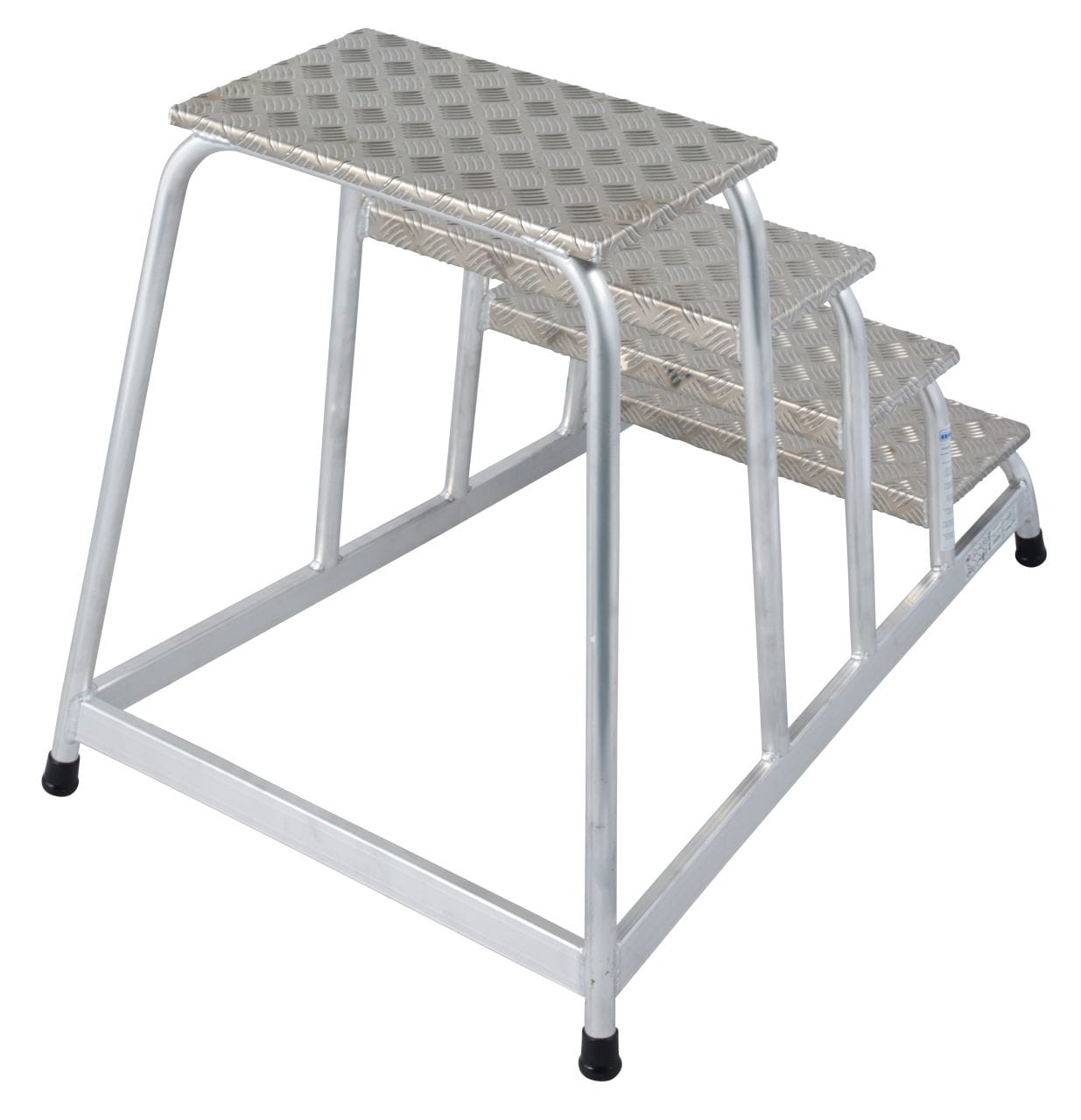 Schodki montażowe 1x4 2,8m Krause Stabilo 805041 z mocnego aluminium Montaż i organizacja pracy