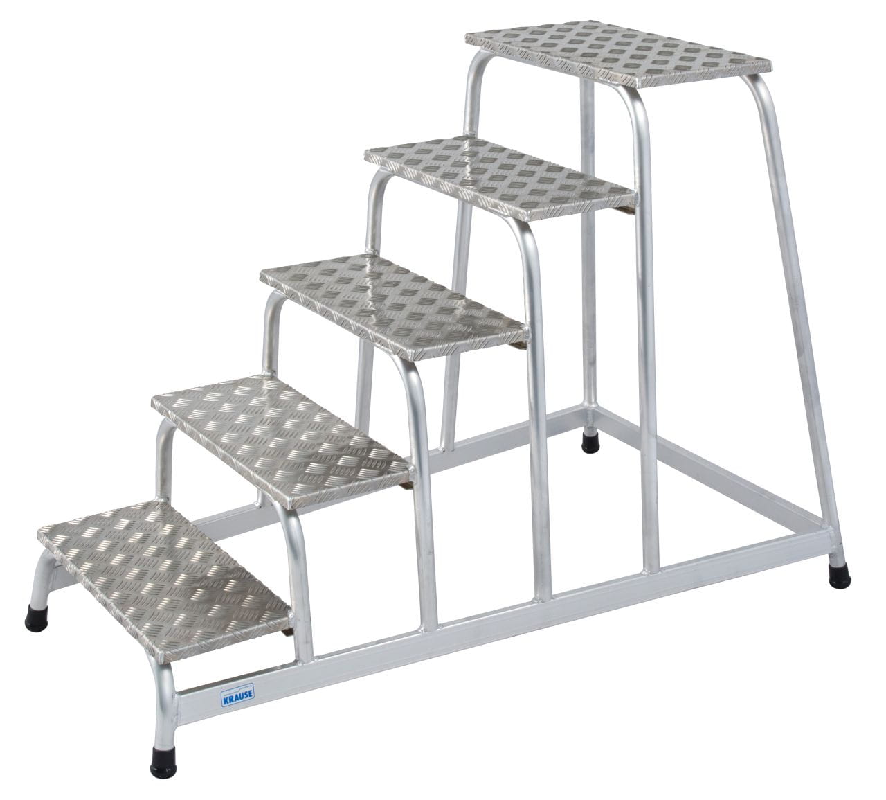 Schodki montażowe 1x5 3m Krause Stabilo 805058 z mocnego aluminium Cechy główne