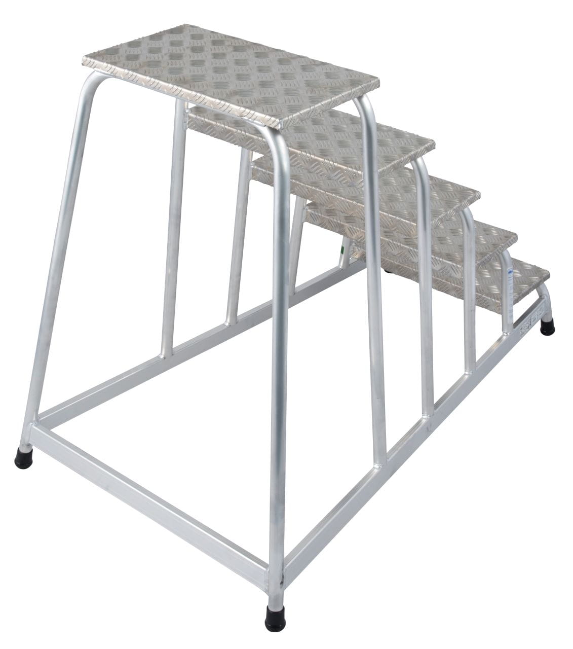 Schodki montażowe 1x5 3m Krause Stabilo 805058 z mocnego aluminium Montaż i organizacja pracy