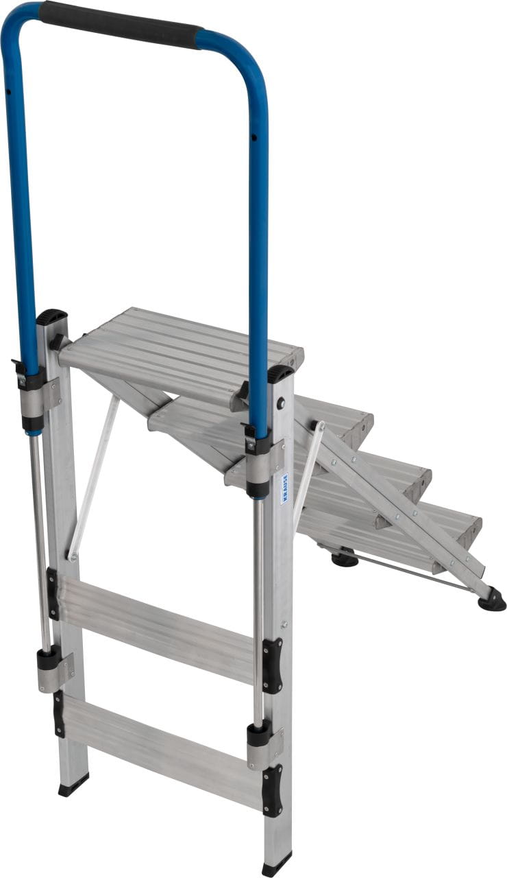 Schodki składane 1x4 2,95m Krause Stabilo 810533 z pałąkiem Cechy główne