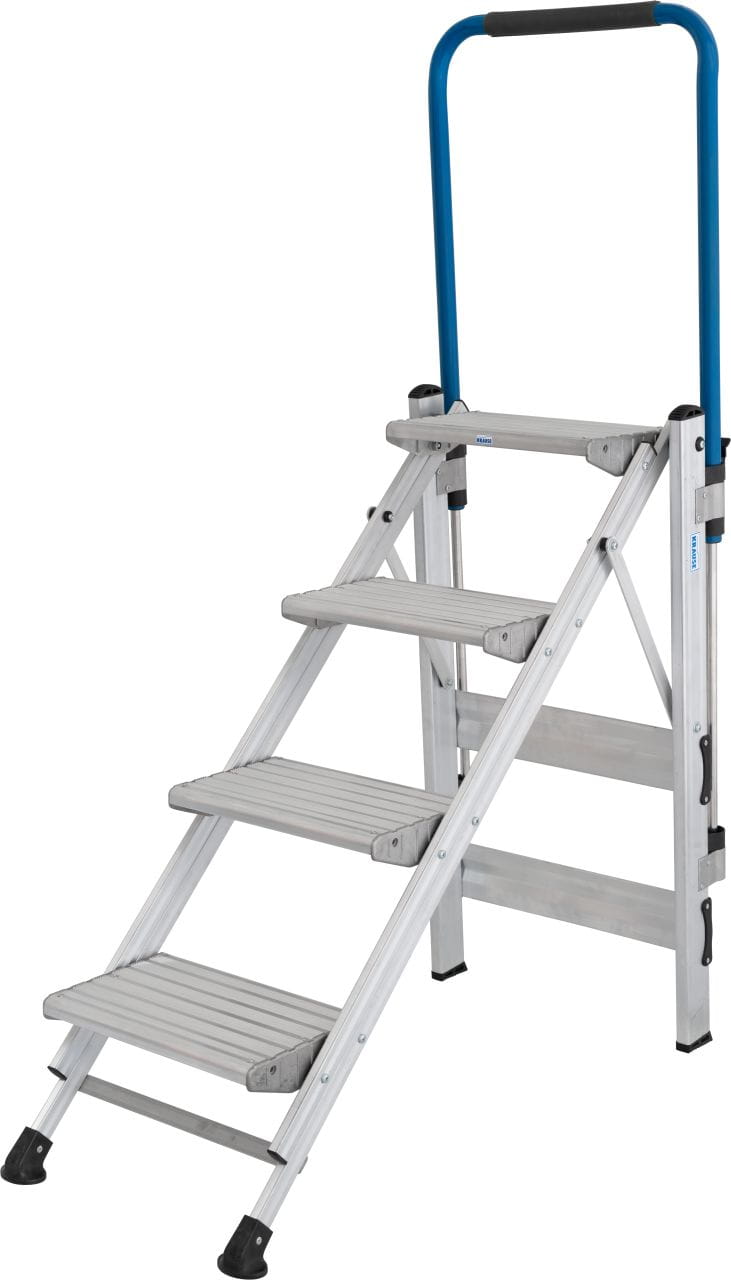 Schodki składane 1x4 2,95m Krause Stabilo 810533 z pałąkiem Zastosowanie w praktyce